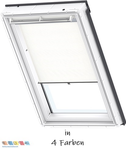 VELUX Rollo 3-stufig verstellbar mit Haltekrallen in 4 Farben